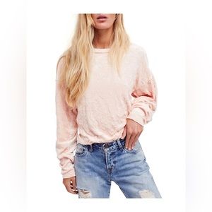 We the Free / Free People Crushed Velvet Sweater